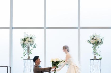 一日中笑顔の絶えないhappyな結婚式の準備・打ち合わせ画像