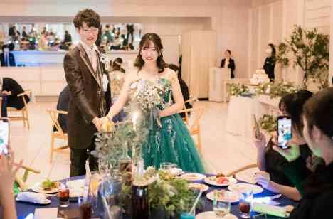 リヴァージュブランWeddingでおもてなし✨の演出画像