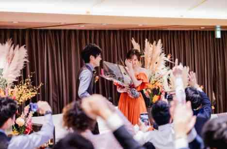 笑いあり、涙あり。サプライズ結婚式(^^♪の披露宴画像