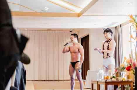笑いあり、涙あり。サプライズ結婚式(^^♪の演出画像