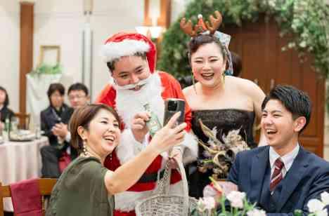Christmas Wedding★の披露宴画像