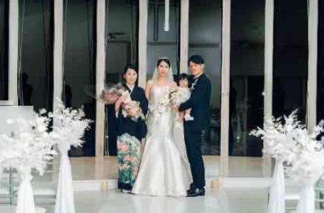 【ナイトキャンドル】心温まるファミリー婚の演出画像