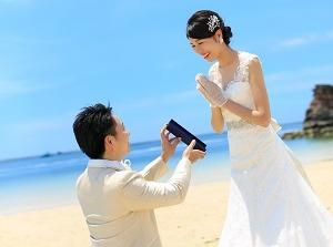 大好きな海が見える場所で結婚式をしたいの挙式実例画像