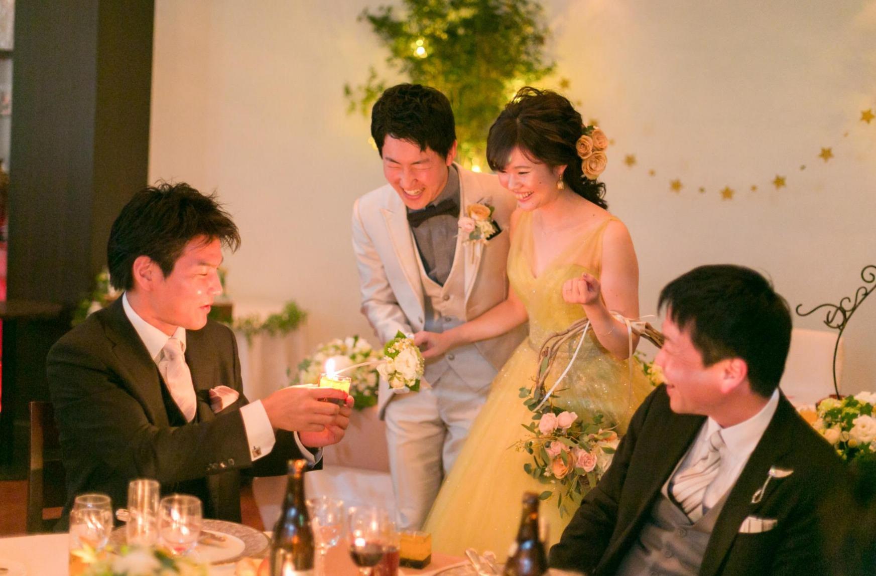 *。Natural Weddding+。の披露宴画像