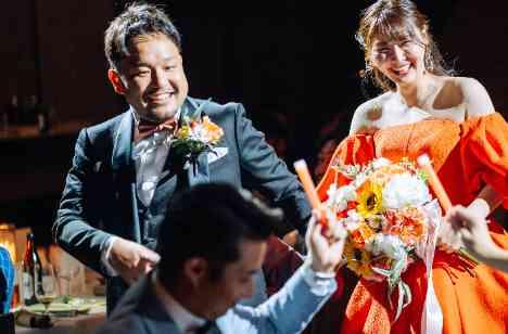 感謝を込めてアットホームWEDDINGの披露宴画像