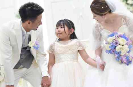~家族3人で迎える特別1日の結婚式~の挙式画像