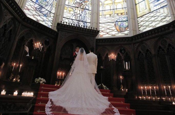 natural farm weddingの挙式画像