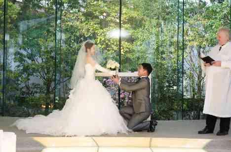 ラヴィーナ姫路で明るく楽しい結婚式ができましたの挙式画像