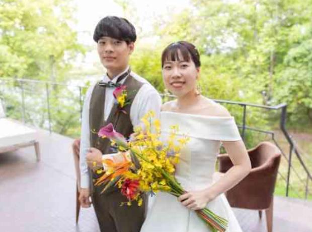 ユーモアたっぷりなふたりの世界観を表現したご結婚式の挙式実例画像