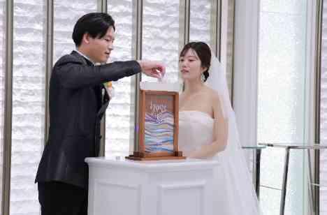大切なゲストの皆様と一緒に作るWedding♡の挙式画像