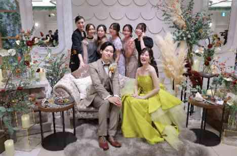 大切なゲストの皆様と一緒に作るWedding♡の披露宴画像