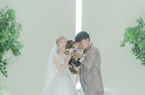 愛犬と一緒に過ごす自然体Home Partyの挙式画像