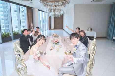 ご家族様だけのアットホームな挙式会食の披露宴画像