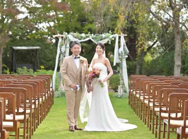 ゲストが自由にのびのびと楽しんでくれる結婚式♪の挙式実例画像