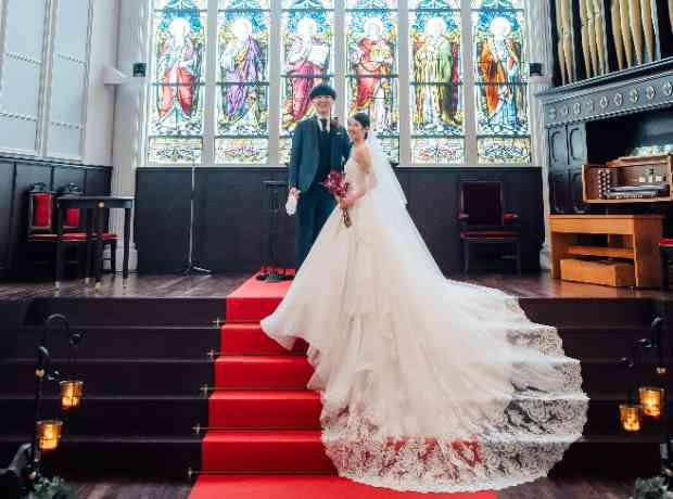 「Purple×Thanks」好きが詰まった結婚式の挙式実例画像