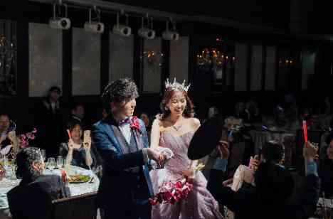 「Purple×Thanks」好きが詰まった結婚式の演出画像