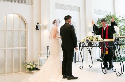 お子様もご一緒に☆の挙式画像