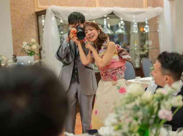 お仕事や趣味を活かしたおふたりらしいご結婚式の挙式実例画像