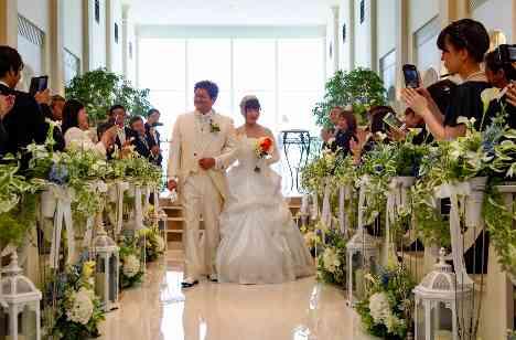 ひまわりいっぱい！夏尽くしＷＥＤＤＩＮＧ♪の挙式画像