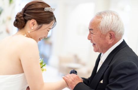 大切なゲストと家族(愛犬)との温かい一日の披露宴画像