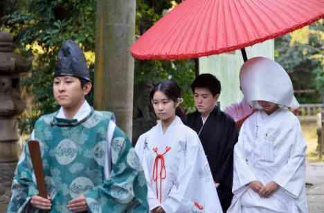 和の趣を感じる神前式＆200坪の庭園と開放的な披露の挙式画像