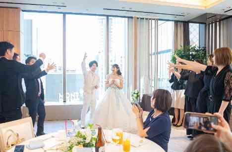 感謝とおもてなしに溢れたゆったりWEDDINGの披露宴画像