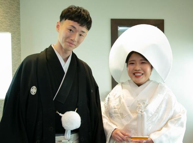 和装で感じる日本の美　凛とした空気に包まれての挙式実例画像