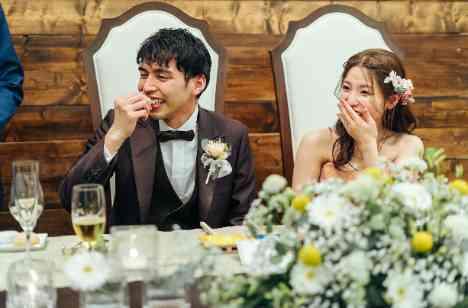 ゲストの皆さまと過ごす心温まる和やかなご結婚式の披露宴画像