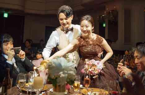お二人らしさを全開に…オリジナルウェディングの披露宴画像