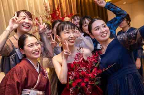 オシャレな結婚式をゲストの皆様と(^^♪の披露宴画像