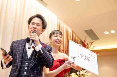 オシャレな結婚式をゲストの皆様と(^^♪の演出画像