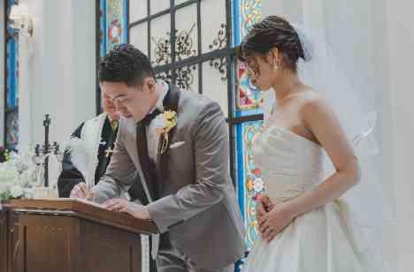 アットホームに・ゲストが楽しめる結婚式を♪の挙式画像