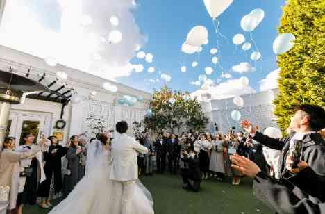 大切な家族とともにDOG with weddingの披露宴画像