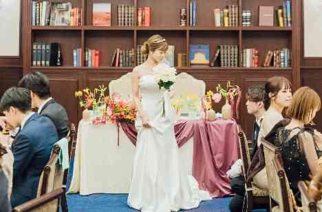 ありのままの私たちで過ごせる結婚式をの披露宴画像