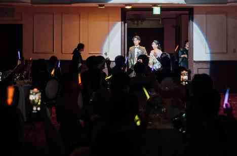 ゲストの愛情に包まれたHappy Weddingの披露宴画像