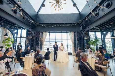 ゲスト参加型で全員が一体となって楽しめる結婚式の披露宴画像