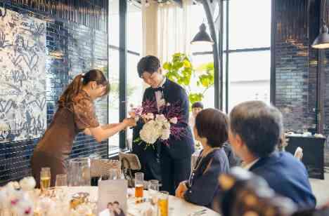 ゲスト参加型で全員が一体となって楽しめる結婚式の演出画像