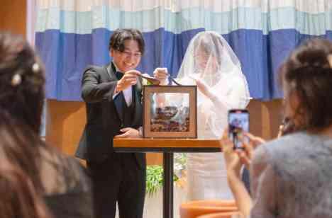 大切なゲストと過ごすかけがえのない時間の挙式画像