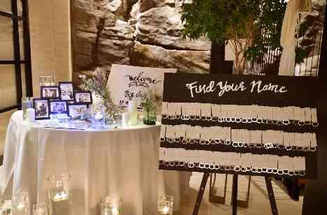 オシャレでアットホームな結婚式の演出画像