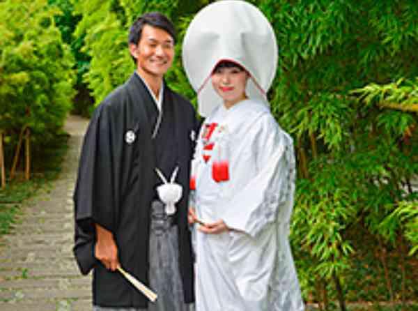 自然体で楽しむ和婚の挙式実例画像