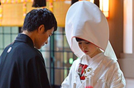 自然体で楽しむ和婚の挙式画像