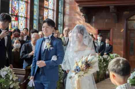 ～私たちらしいを大切にした楽しい結婚式～の挙式画像