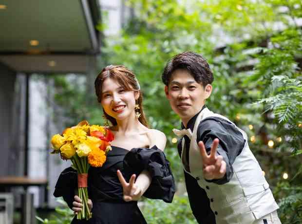 ゲストとの楽しい空間で広がる"結婚式の輪"の挙式実例画像
