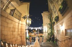 イルミネーション輝く点灯式WEDDINGの演出画像