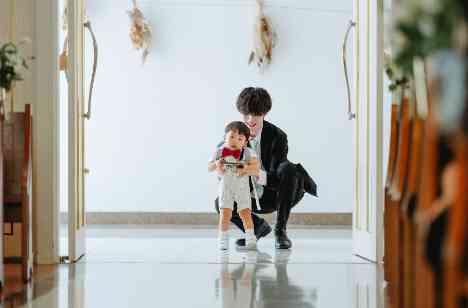 ~Son's Birthday Wedding~の挙式画像