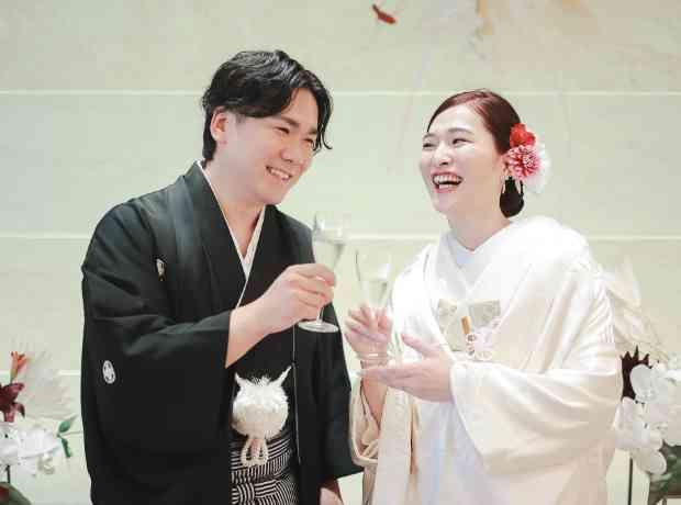 ワンモアチアーズ！で乾杯を思い出の1ページにの挙式実例画像