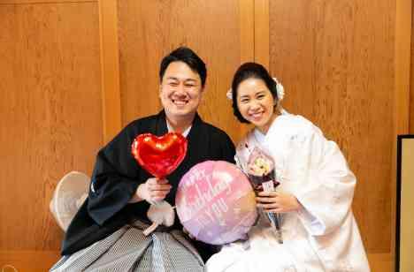 思い出の場所で和装フォト☆の披露宴画像
