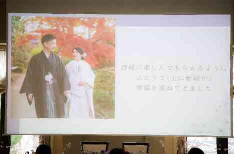 大切な家族とご友人と、絆が深まる結婚式の披露宴画像