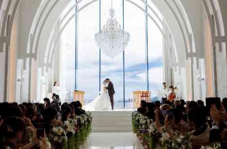 ゲストもノリノリ!Summer Wedding!の披露宴画像