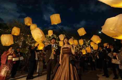 笑顔溢れるnight wedding ☆彡の演出画像